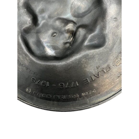 Bicentennial Empire Pewter Plaques Set Fred Press USA Presidents Founding Father - Picture 4 of 7